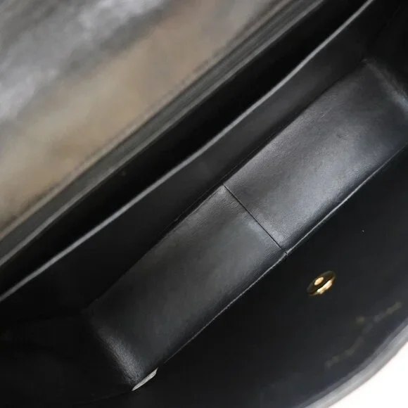 CHANEL CC Matelasse 30 Chain Shoulder Bag Leather Black - Picture 11 of 14